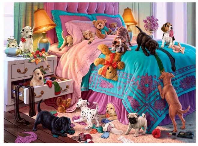 Anatolian Puzzle Mischievous Puppies 1000 Pieces