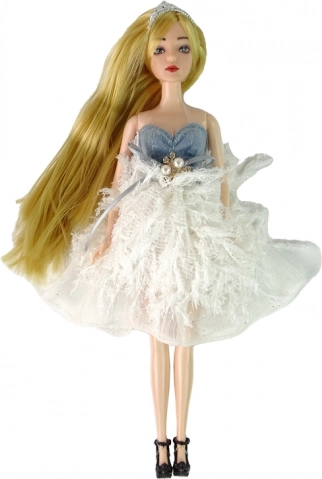 Elegant dress and royal look