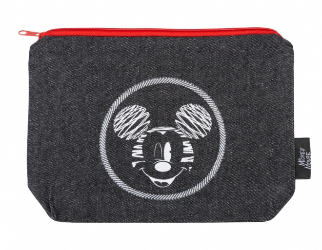 Mickey Mouse Denim Pouch