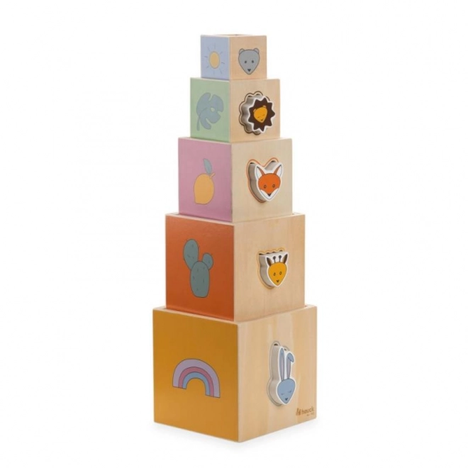 Wooden Stacking Tower