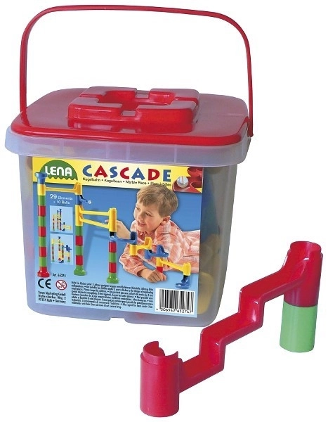 Colorful Cascade Marble Run