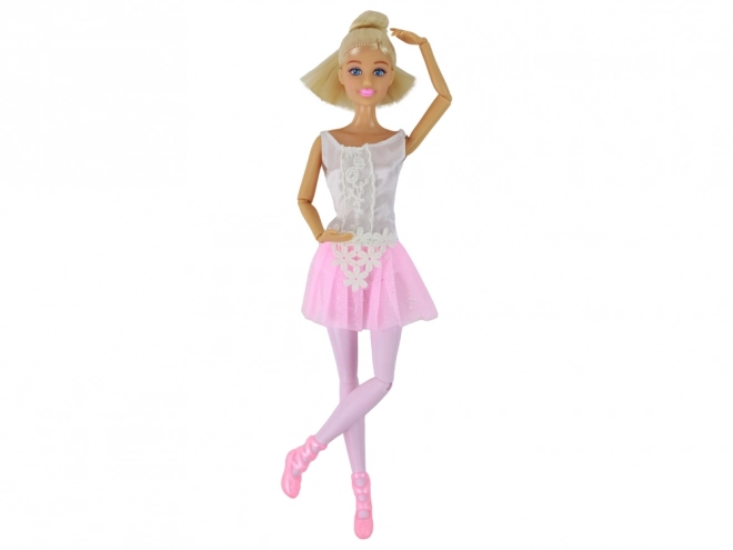 Anlily Ballerina Doll with Pink Dress