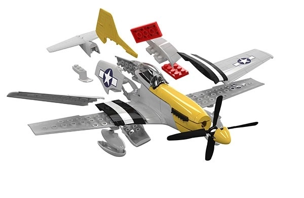 Giocattolo costruibile di aereo Mustang P-51D
