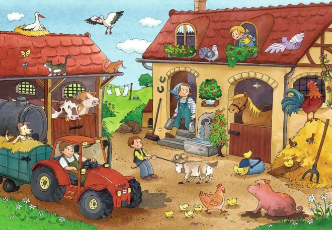 Ravensburger Farm Work Puzzle Set for Kids