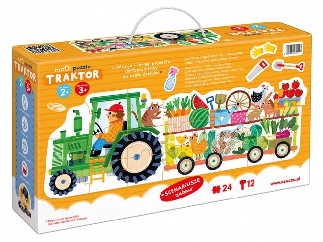 Vláčik Puzzle Traktor
