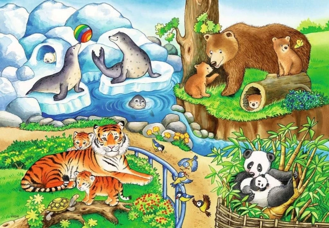 Ravensburger Zoo Animal Puzzle Set