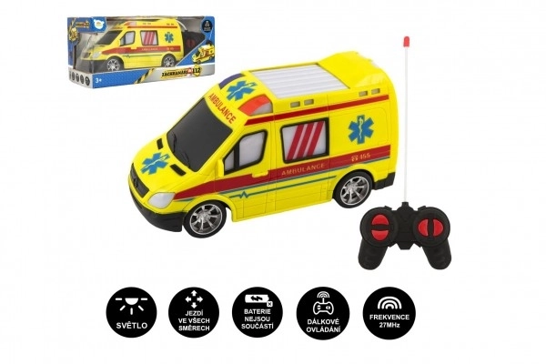 RC Ambulance Toy with Remote Control