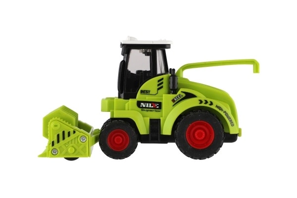 Plastic Farmer Combine Toy on Friction Motor