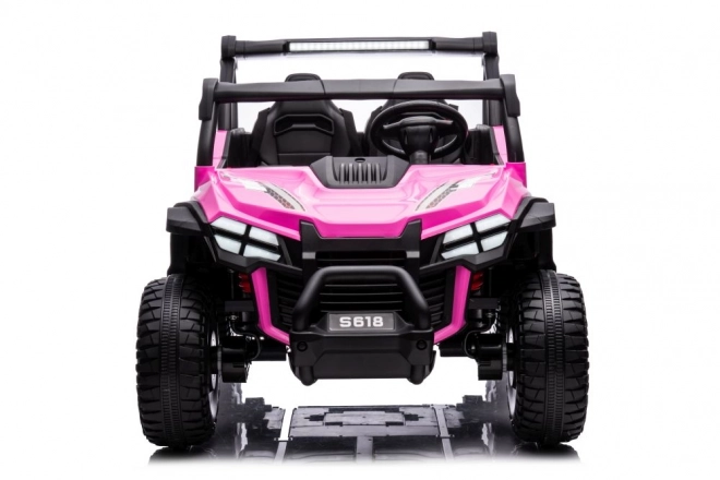 Electric Ride-On Car Pink 4x4