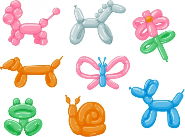 Longs ballons colorés pour modélisation et décoration - 100 pcs