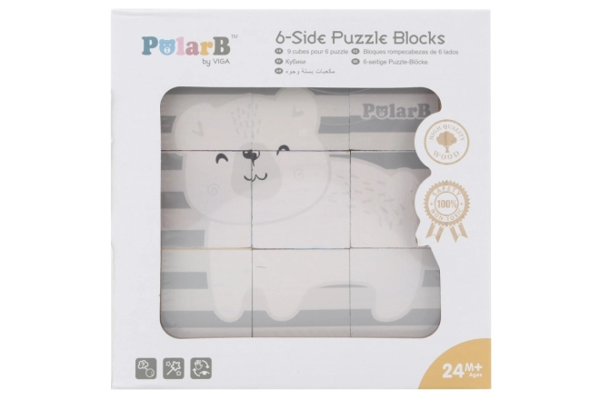 Wooden Animal Puzzle Blocks