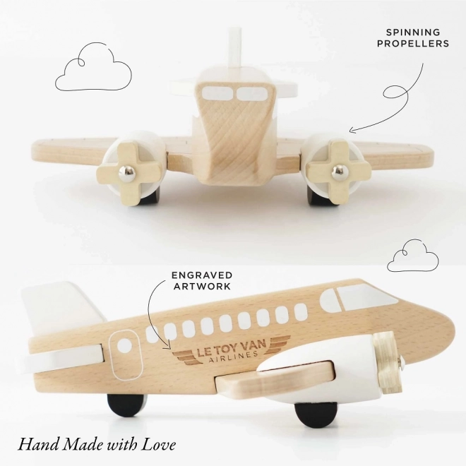 Wooden Airplane by Le Toy Van