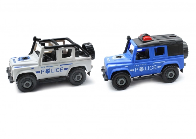 Police Jeep Screw Toy