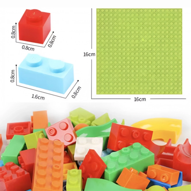 Ensemble de construction WOOPIE Piste à billes 340 pcs