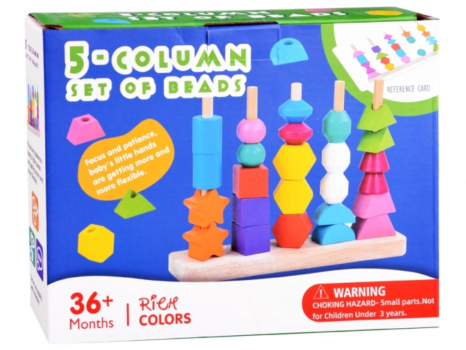 Educational Wooden Puzzle Blocks Set