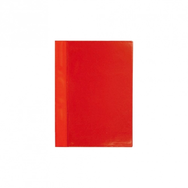 A4 PVC Binder with Pocket Red