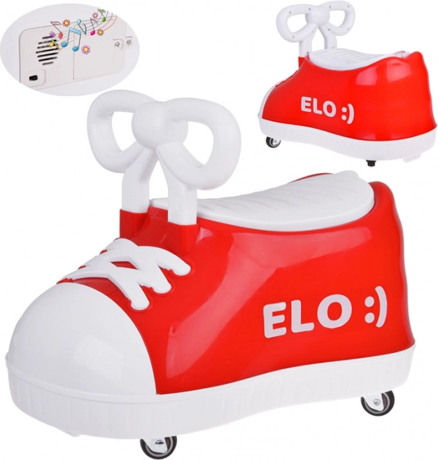 Roter Fahrspielzeug Elo