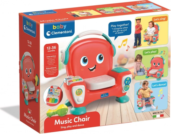 Clementoni Baby Interactive Chair Sing, Play and Dance