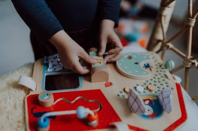 Lilliputiens Wooden Activity Panel - Farm