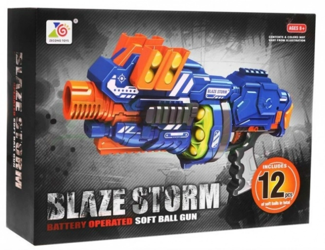 Blaze Storm Semi-Automatic Foam Dart Gun for Kids 8+