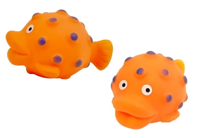 Bath Toy Set with Squirting Fish