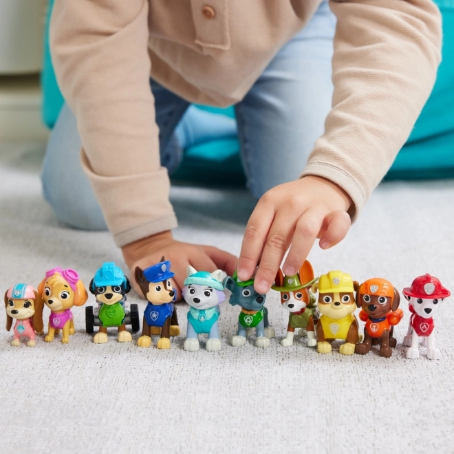 Ensemble de figurines Paw Patrol - Tous les chiots à bord