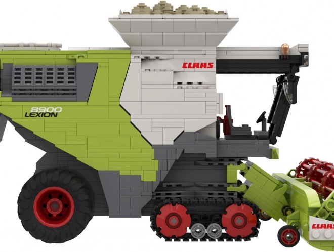 Construction Kit Brixies Plus Claas Lexion 8900 Terra Trac with Trailer