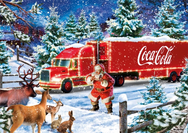 Coca Cola Christmas Truck Puzzle 1000 Pieces