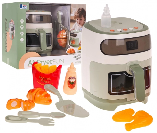 Interactive Airfryer Toy with Accessories