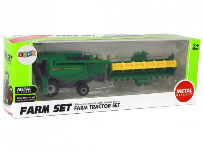 Green Aluminum Toy Harvester