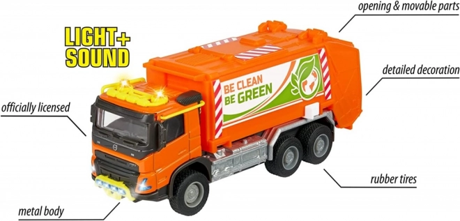 Volvo Garbage Truck Toy by Majorette