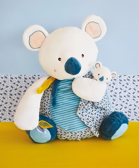 Soft Koala Toy with Pajama Storage