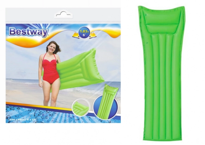 Green Inflatable Swimming Mattress