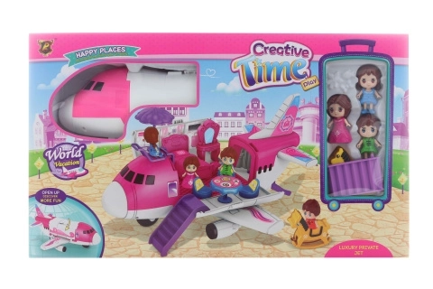 Kids Play Airplane with Accessories