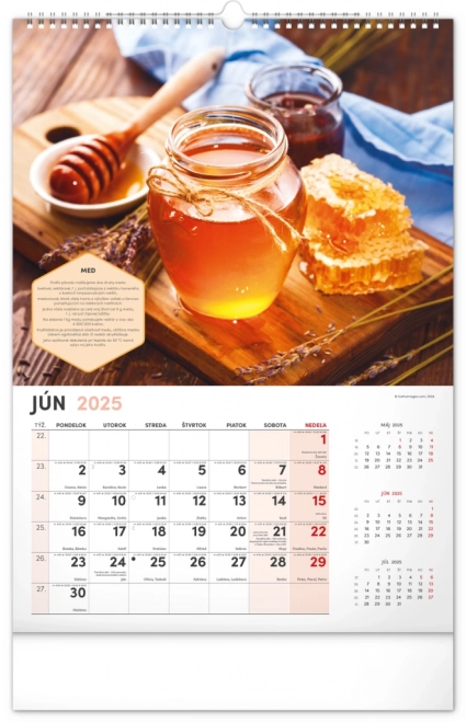 Wall Beekeeper Calendar 2025