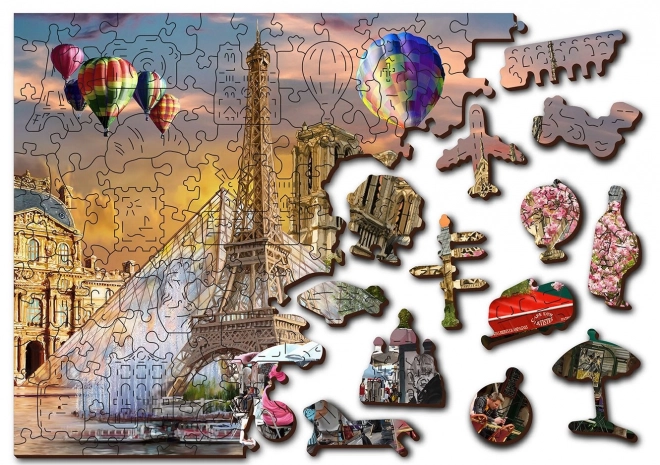 Wooden Paris Spring Puzzle by Wooden City