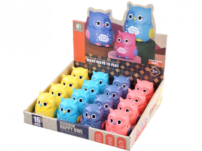 Charming Rolling Owl Toy