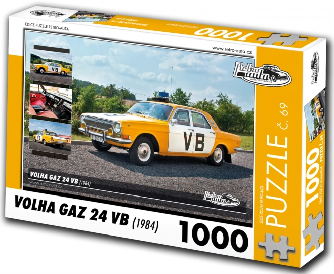 RETRO-CARS Puzzle No. 69 Volha GAZ 24 VB (1984) 1000 pieces