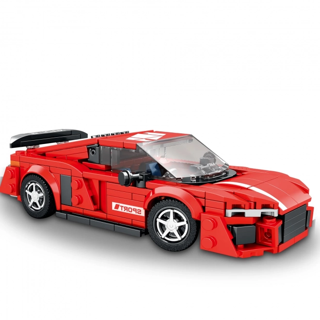 Red Sports Car Building Blocks Set