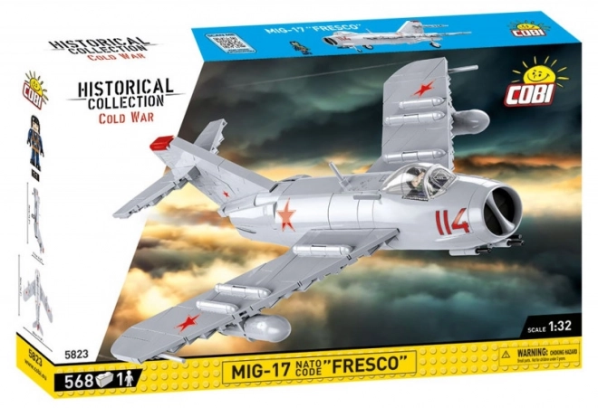 Cold War MIG-17 Fighter Jet Model