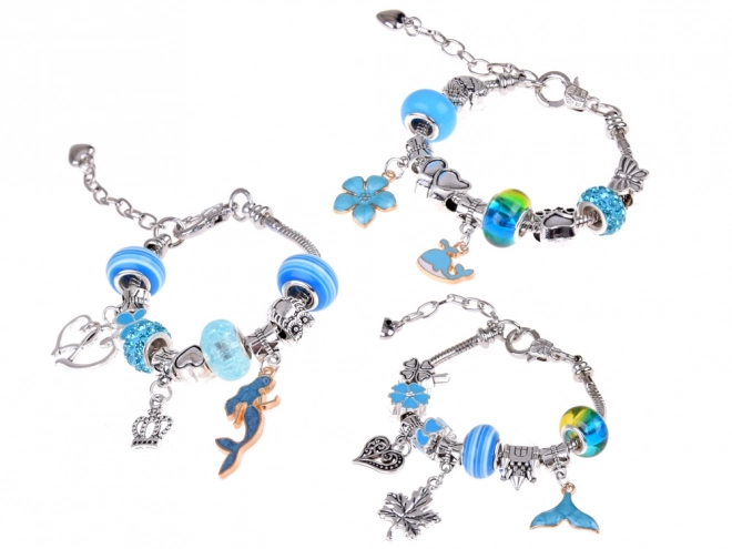 DIY Bracelet Set with Charms and Beads