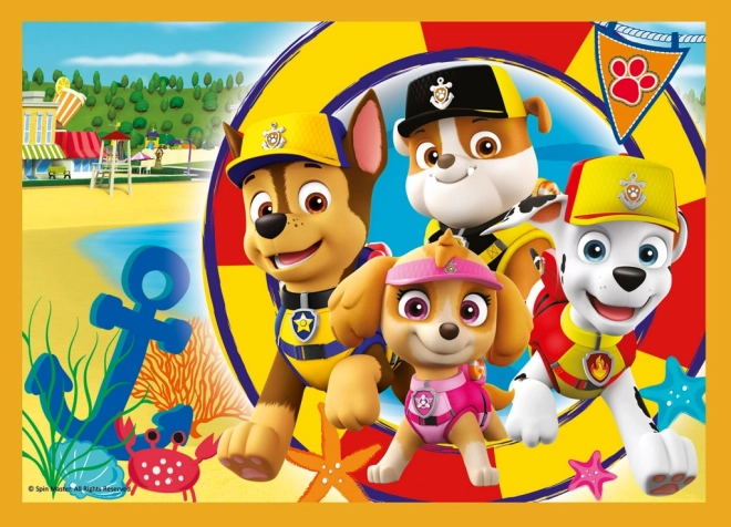 Summer Paw Patrol Puzzle Set by Trefl