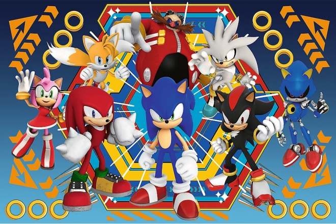 Sonic the Hedgehog Super Shape XL Puzzle