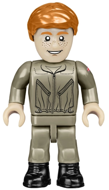 Pilot figure and military appearance