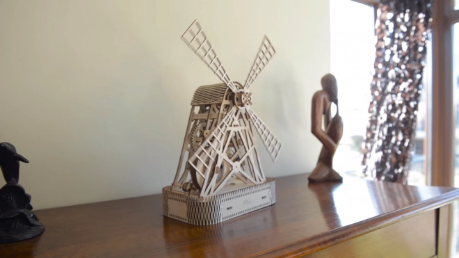 Wooden City 3D Windmill Puzzle