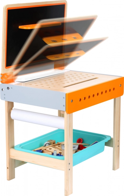 wooden folding workbench 2-in-1