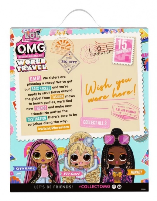 L.O.L. Surprise OMG Travel Doll Sunset