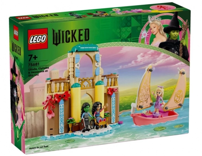 Lego Wicked Glinda, Elphaba and Nessarose at Shiz University Set