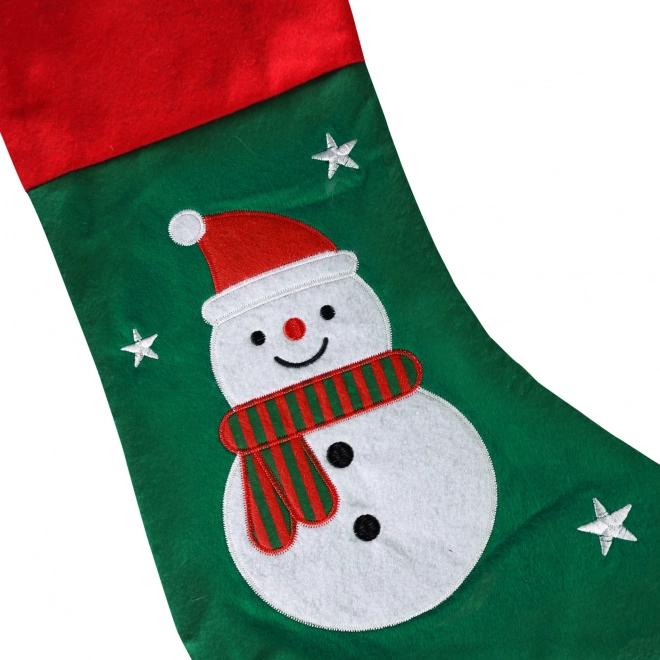 Christmas Stocking with Snowman