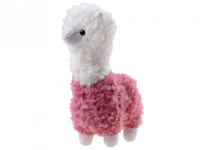 Fluffy Alpaca Plush Toy – pink